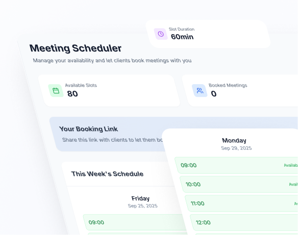 Let Clients Book Meetings Seamlessly